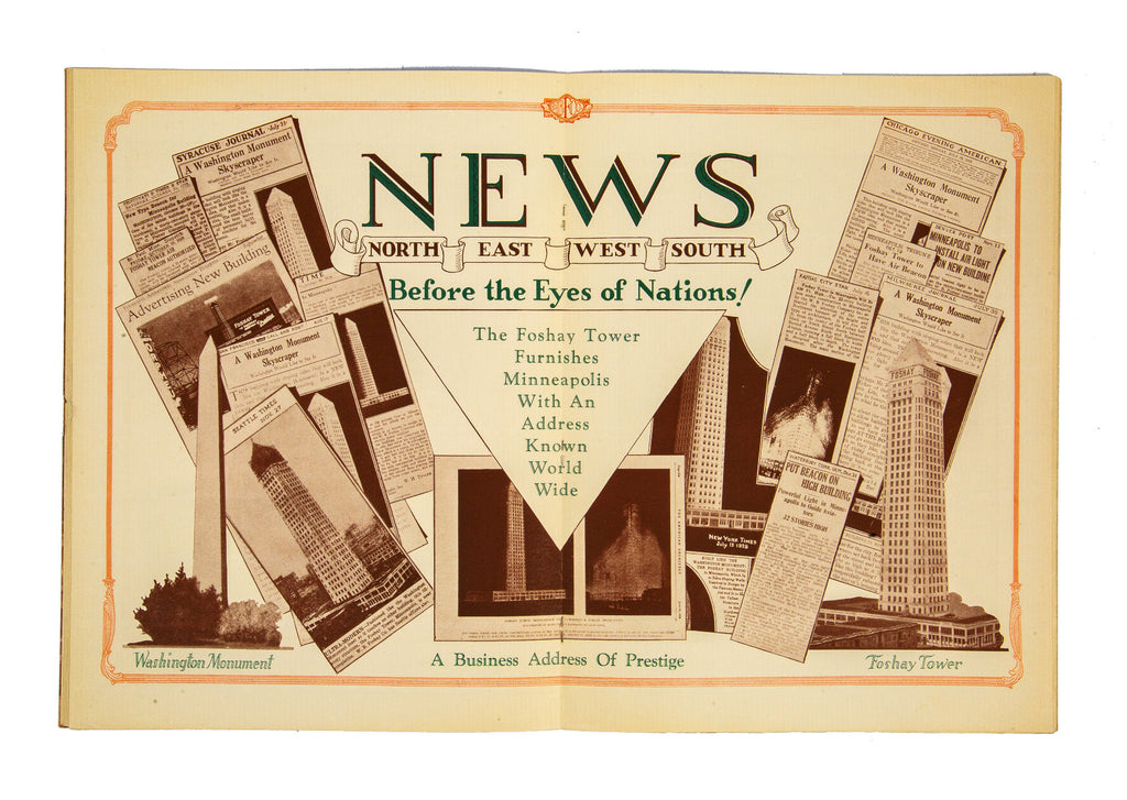 original 1929-30 foshay tower building dedication booklet
