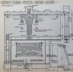collection of seldom found original early 20th century midland terra cotta company building ornament catalog plates