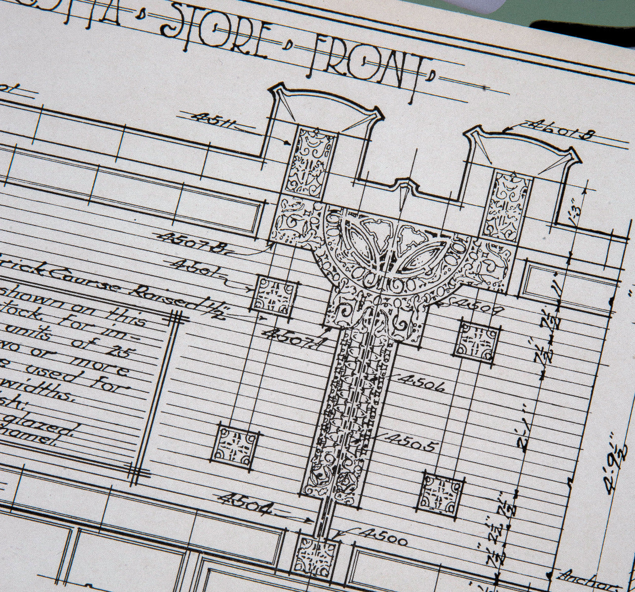 collection of seldom found original early 20th century midland terra cotta company building ornament catalog plates