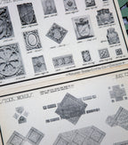collection of seldom found original early 20th century midland terra cotta company building ornament catalog plates