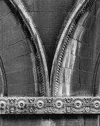 collection of original institute of design photographic prints of adler and sullivan's 1888 walker warehouse by aaron siskind and alvin loginsky