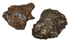 original 1871 great chicago fire melted iron and fused building stone fragments