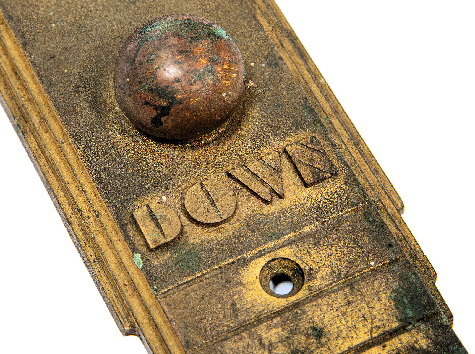 historically important 1933-34 chicago century of progress skyride elevator call car backplate with buttons