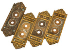 original holabird and roche-designed lot of bronze chicago hotel sherman interior elevator cab call push button plates