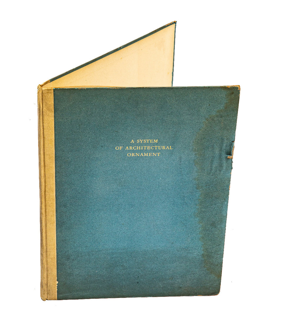 rare 1924 first edition  louis sullivan's "a system of architectural ornament" published in 1924 by the american institute of architects