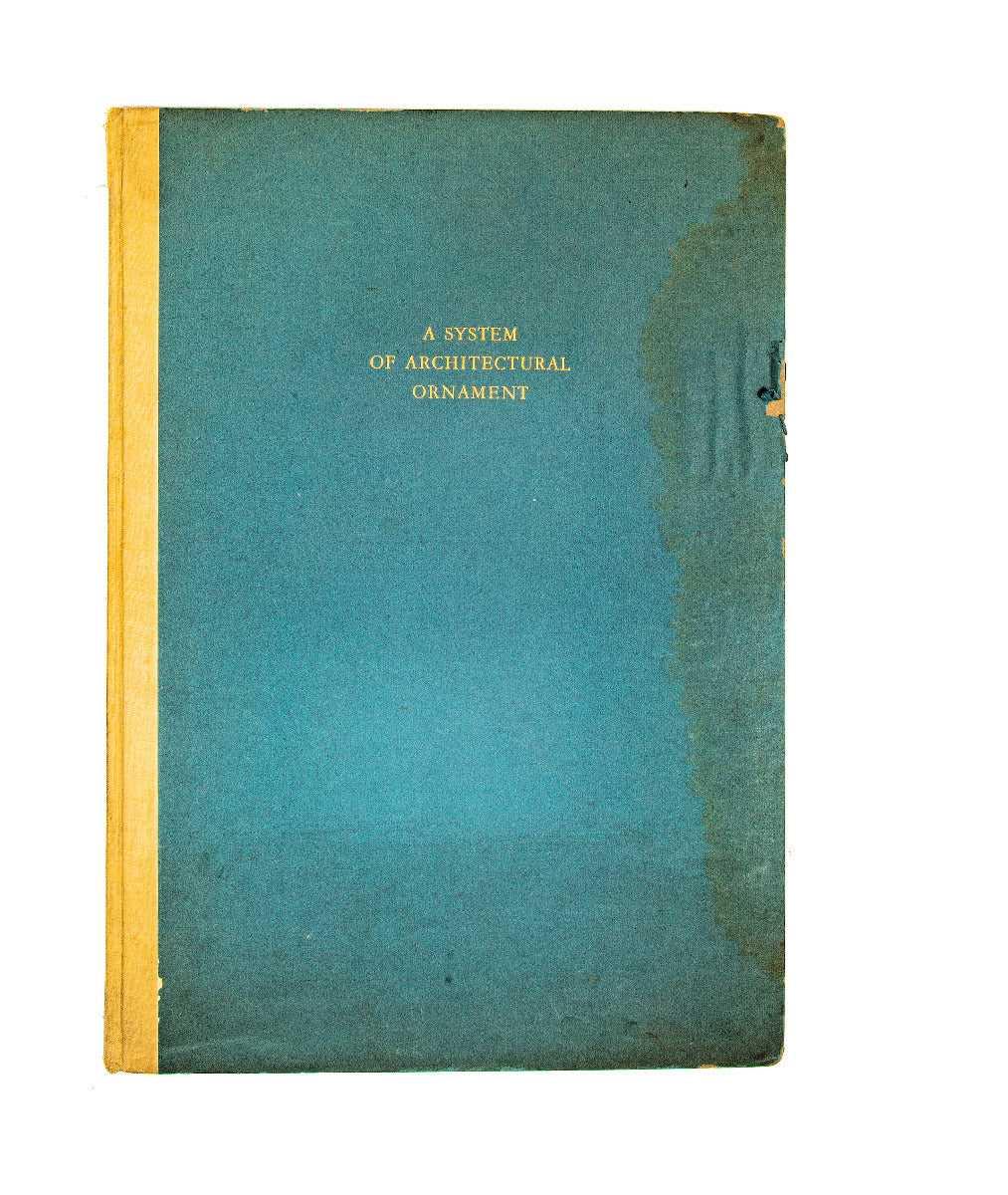 rare 1924 first edition  louis sullivan's "a system of architectural ornament" published in 1924 by the american institute of architects