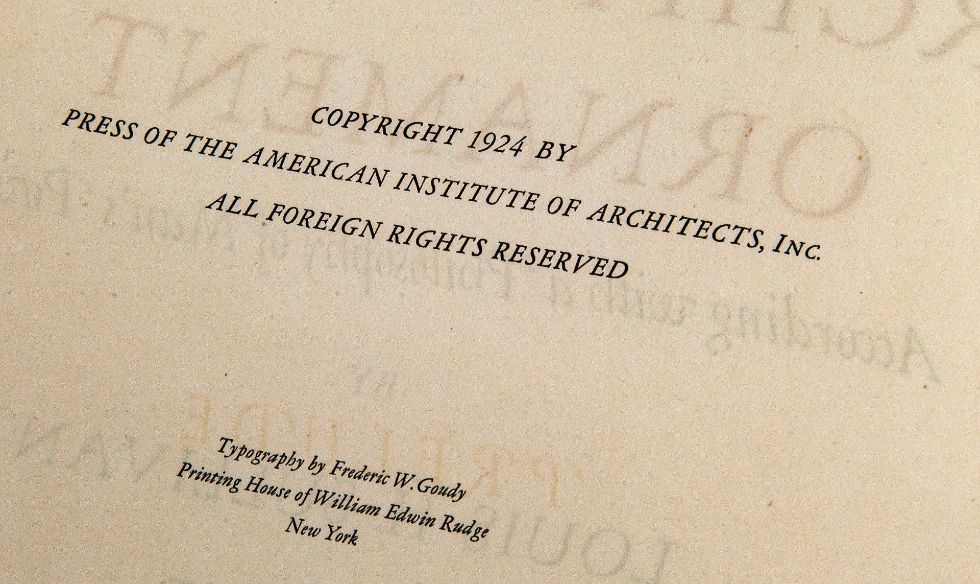 rare 1924 first edition  louis sullivan's "a system of architectural ornament" published in 1924 by the american institute of architects