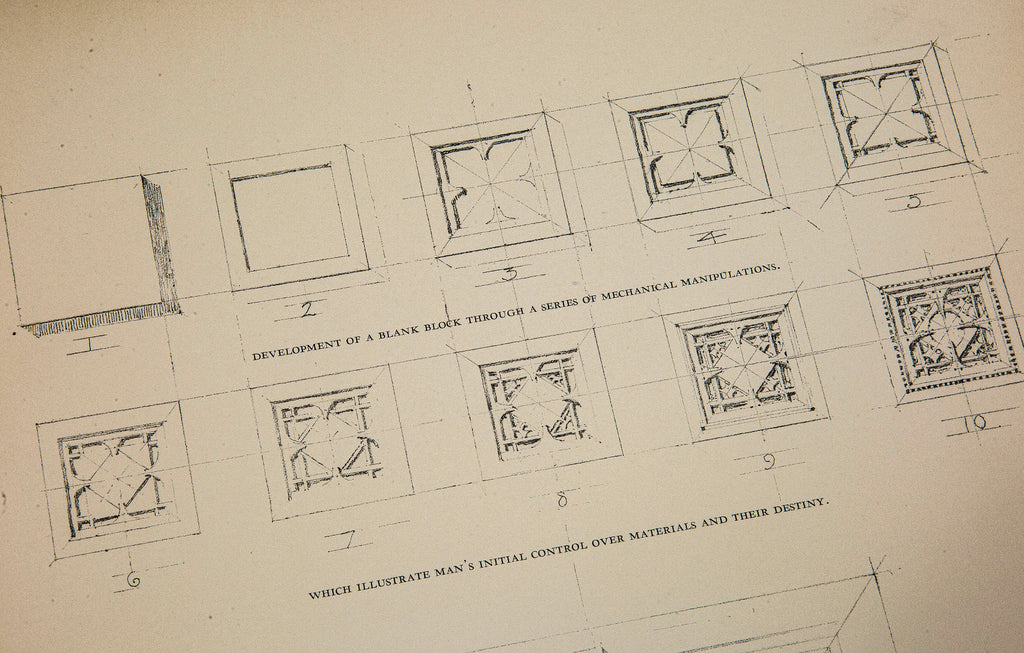 rare 1924 first edition  louis sullivan's "a system of architectural ornament" published in 1924 by the american institute of architects