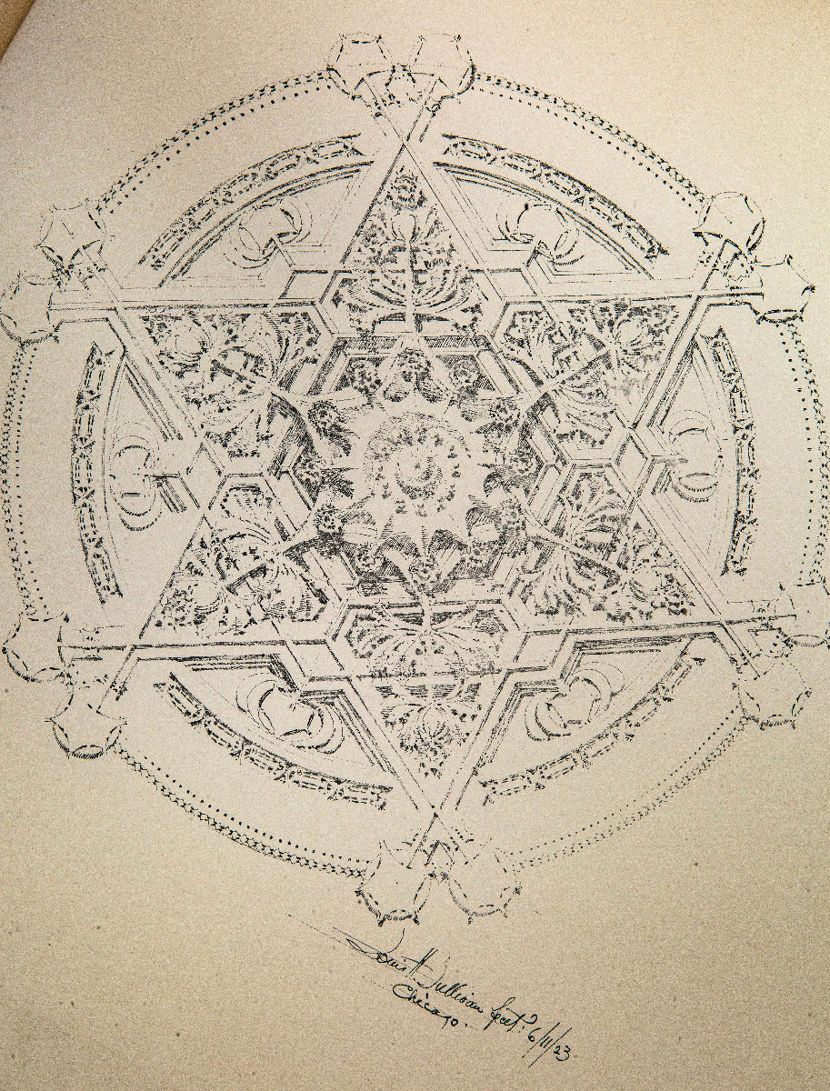 rare 1924 first edition  louis sullivan's "a system of architectural ornament" published in 1924 by the american institute of architects