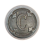 original raeder, coffin, and crocker-designed cast iron bower-barff st. louis century building (1896) cast iron doorknob