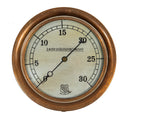 early 20th century oversized brass bezel american radiator company pressure gauge from reliance building