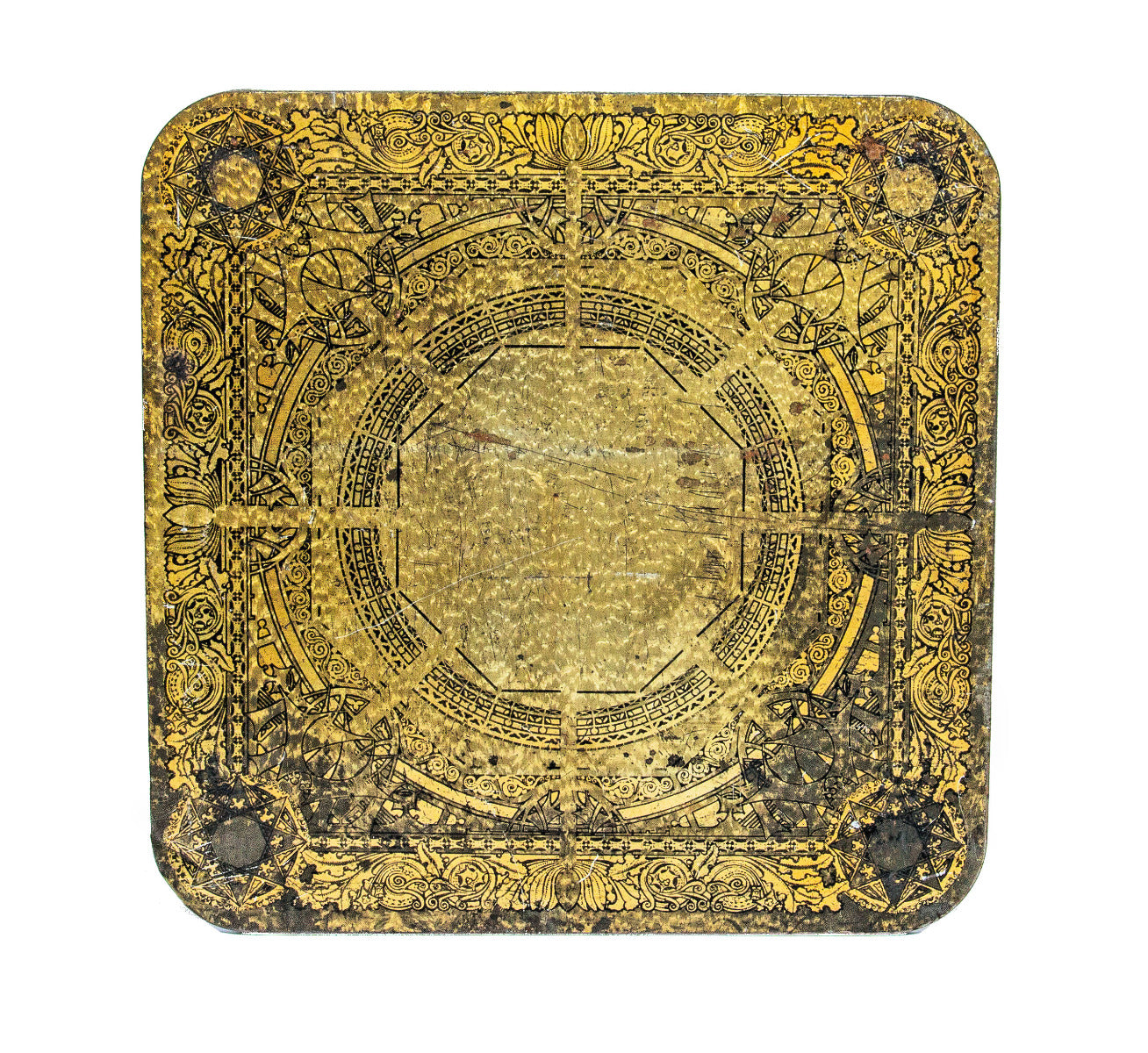 original 1920s louis h. sullivan-designed 24 x 24 inch american stoveboard company stoveboard