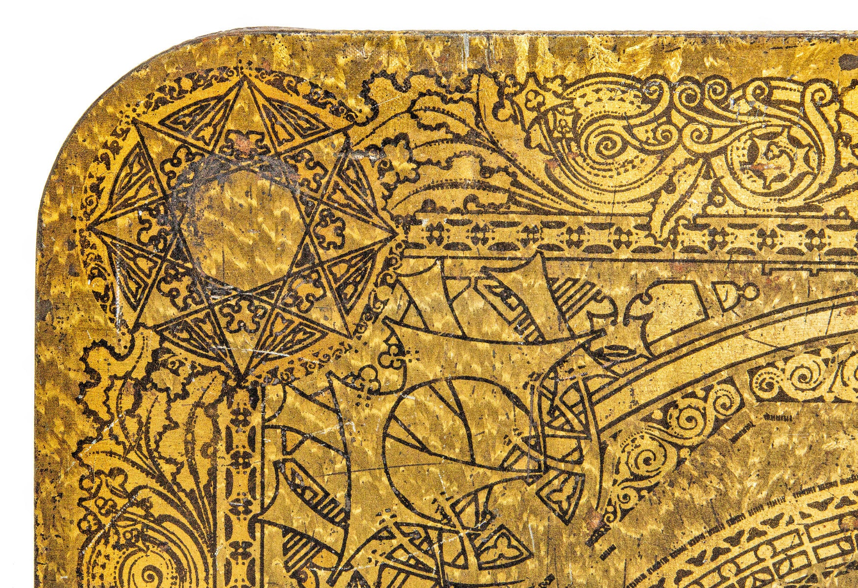 original 1920s louis h. sullivan-designed 24 x 24 inch american stoveboard company stoveboard