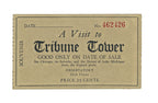 original chicago tribune tower building souvenir booklet and ticket to observation tower