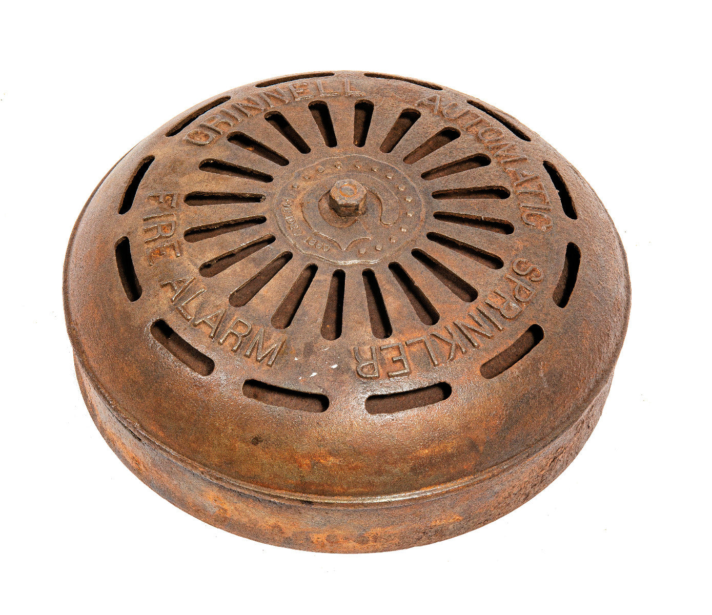 early 20th century cast iron flushmount exterior cast iron chicago bank building grinnell automatic sprinkler fire alarm