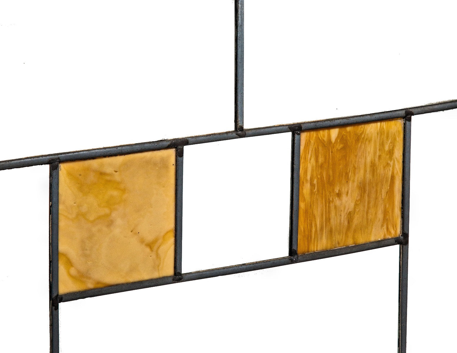 original museum-quality walter burley griffin's 1913 frank a. hindes house leaded glass window