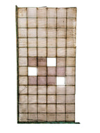 exceptionally rare 1890s early luxfer prism glass transom panel with intact frank lloyd wright-designed patent panel