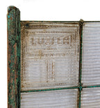 exceptionally rare 1890s early luxfer prism glass transom panel with intact frank lloyd wright-designed patent panel