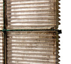 exceptionally rare 1890s early luxfer prism glass transom panel with intact frank lloyd wright-designed patent panel