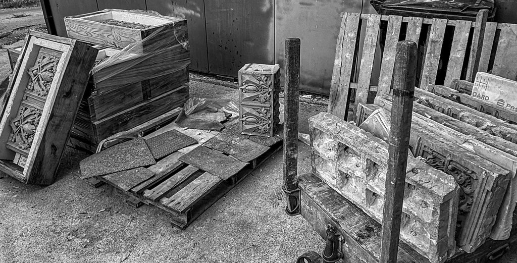 original museum quality george grant elmslie-designed oliver p. morton school terra cotta panel by fritz albert