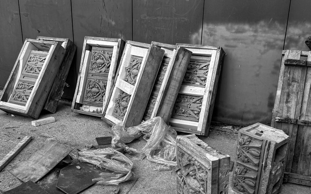 original museum quality george grant elmslie-designed oliver p. morton school terra cotta panel by fritz albert