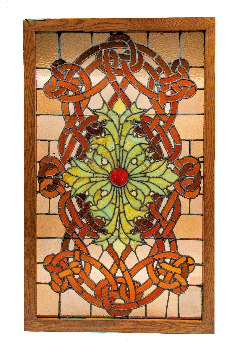 original museum-quality adler and sullivan-designed auditorium building theater stained glass skylight executed by healy and millet