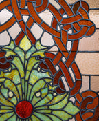 original museum-quality adler and sullivan-designed auditorium building theater stained glass skylight executed by healy and millet