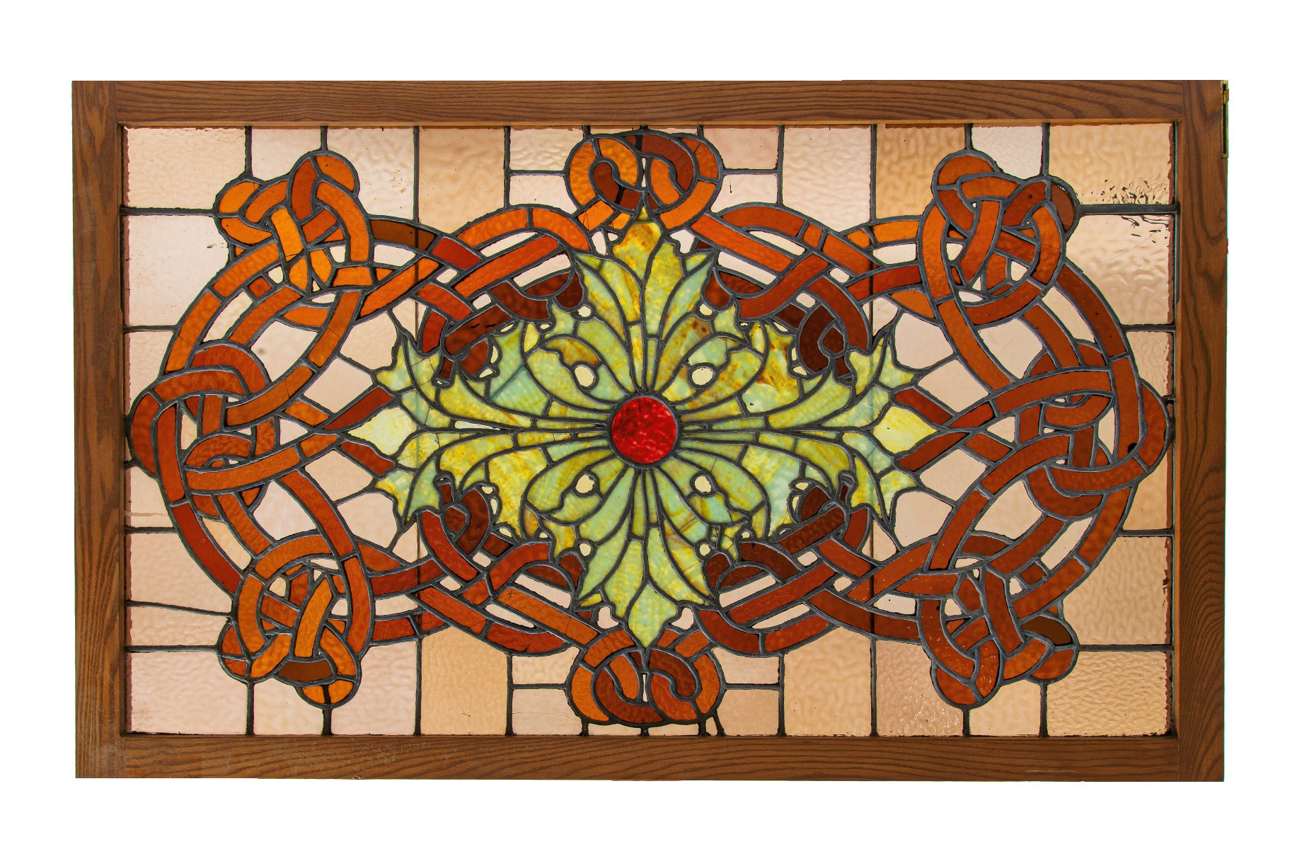 original museum-quality adler and sullivan-designed auditorium building theater stained glass skylight executed by healy and millet