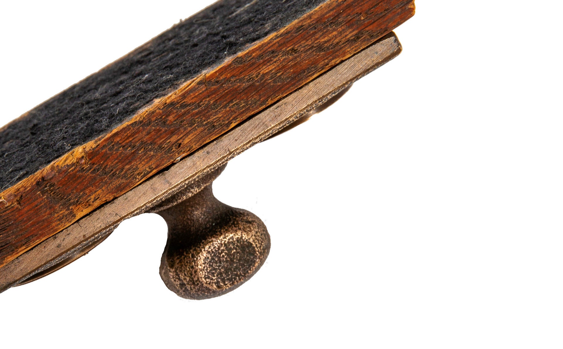 unusual 50th anniversary new york city singer building paperweight comprised of bronze and oak wood salvaged from the lobby