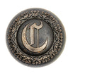 original henry ives cobb-designed cast iron chemical trust building monogrammed doorknob by yale and towne