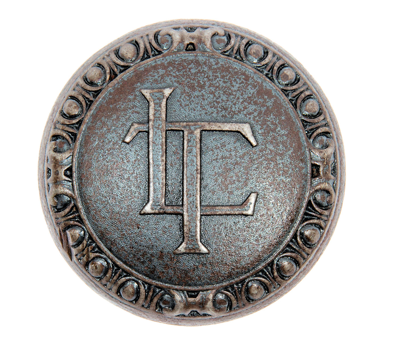 original eames and young-designed yale and towne 1898 doorknob from the lincoln trust or title guaranty building