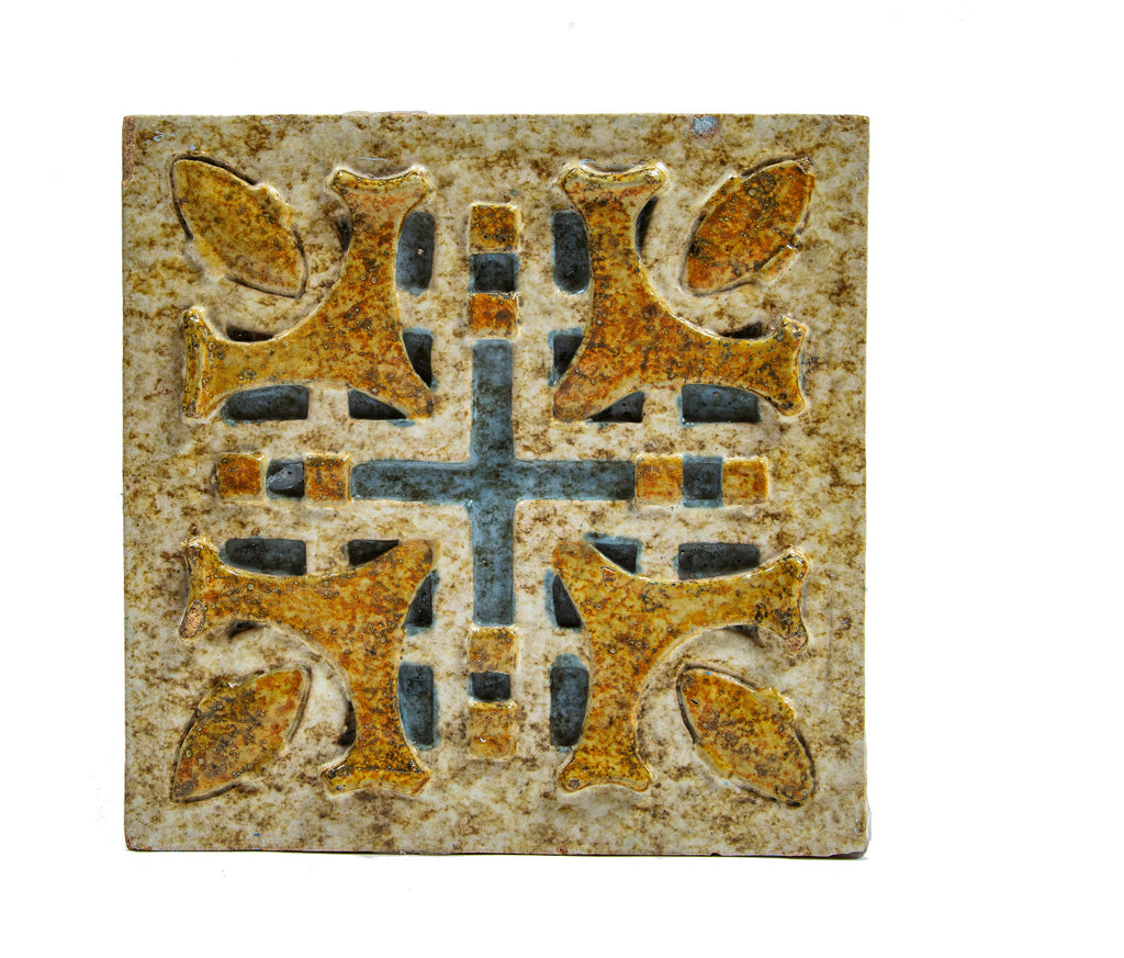 matching set of rare polychromed sullivanesque style terra cotta blocks executed by the winkle terra cotta company