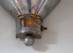 walter von nessen-designed brass and bronze art deco wall sconce from holabird and root's michigan building