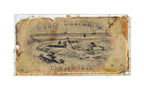 unusual 1893 chicago world's fair "chicago day" admission ticket made into paperwight