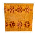 original hand-painted 1960s adler and sullivan schiller building or garrick theater test panel stencil on masonite