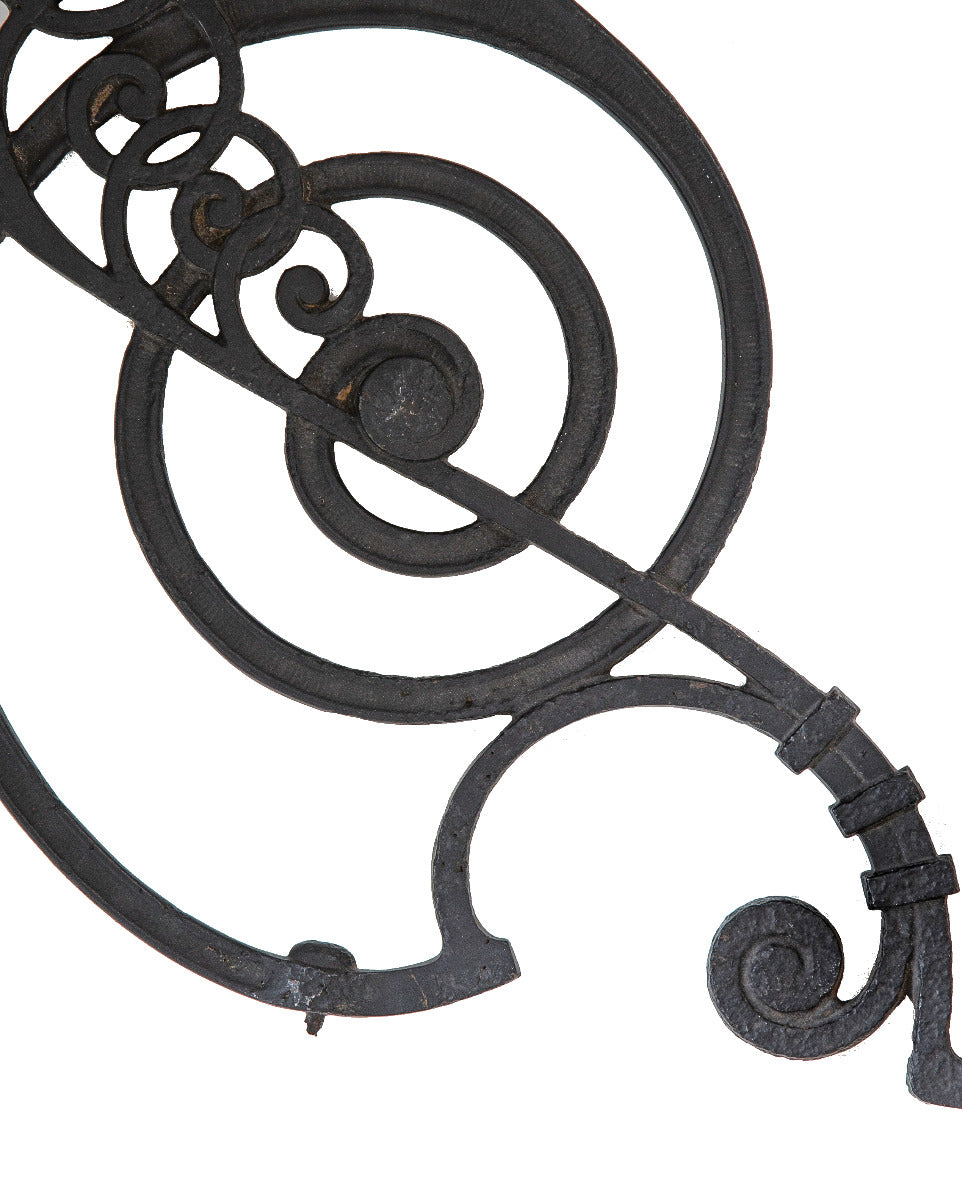 historically important museum quality 19th century american cast iron kansas city board of trade building john root-designed baluster