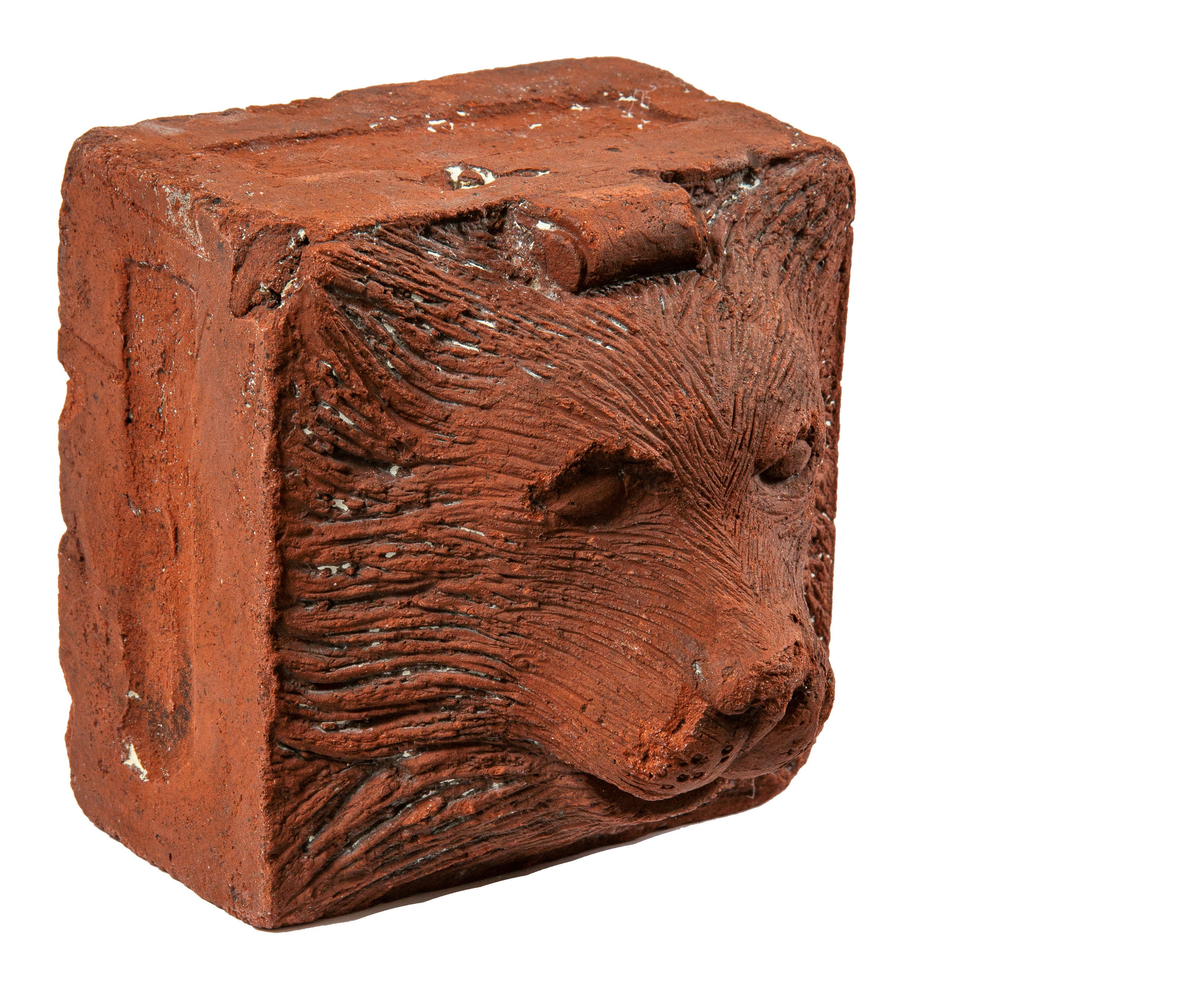 seldom found 1880s diminutive northwestern terra cotta residential building figural terra cotta block