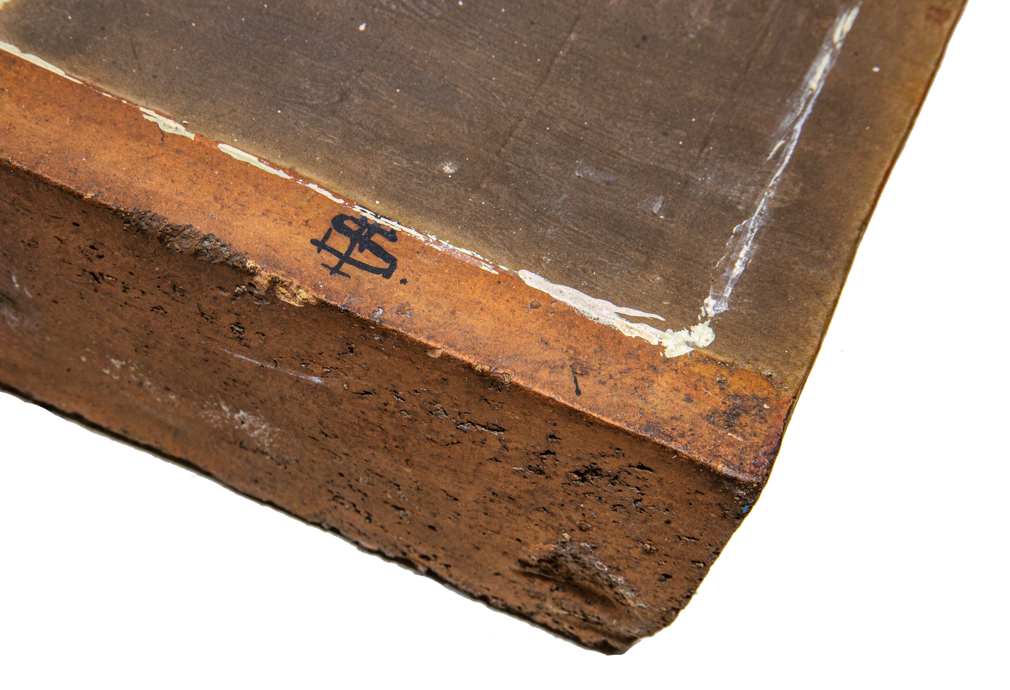 historically important oversized lincoln memorial building (1909) polychromatic glazed terra cotta panel sculpted by kristian schneider for the american terra cotta company, crystal lake, il.