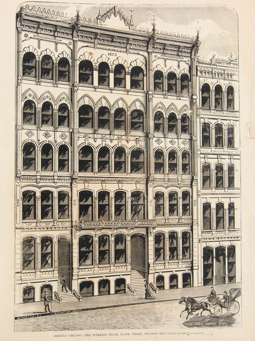 rare folio size 1872 one year from the fire chicago illustrated published by j.m. wing & company