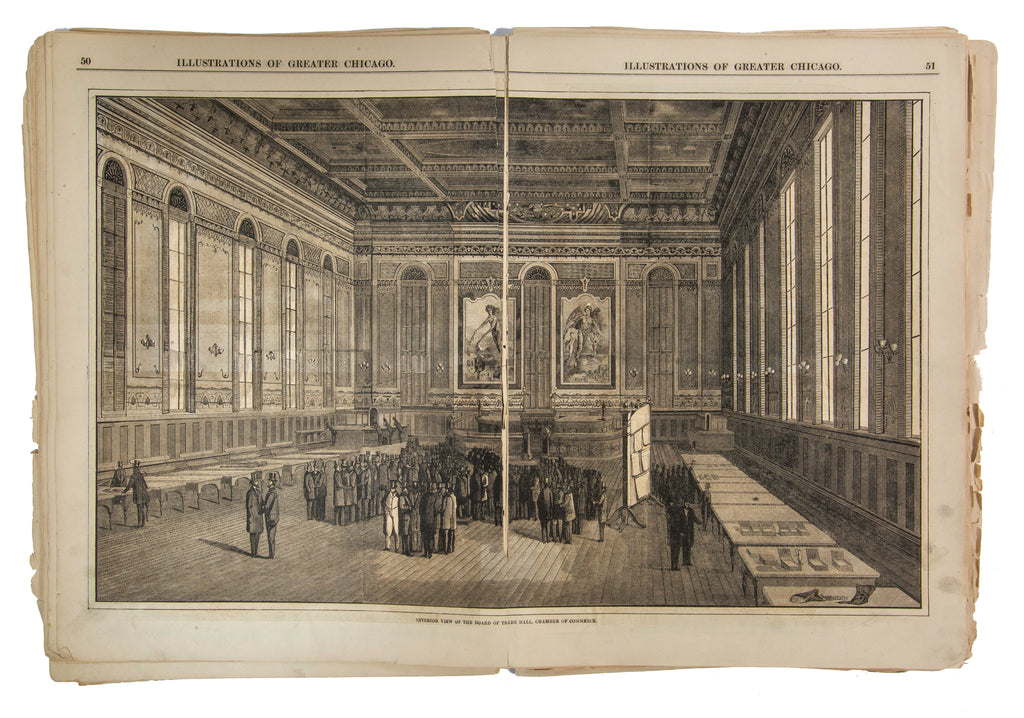rare folio size 1872 one year from the fire chicago illustrated published by j.m. wing & company