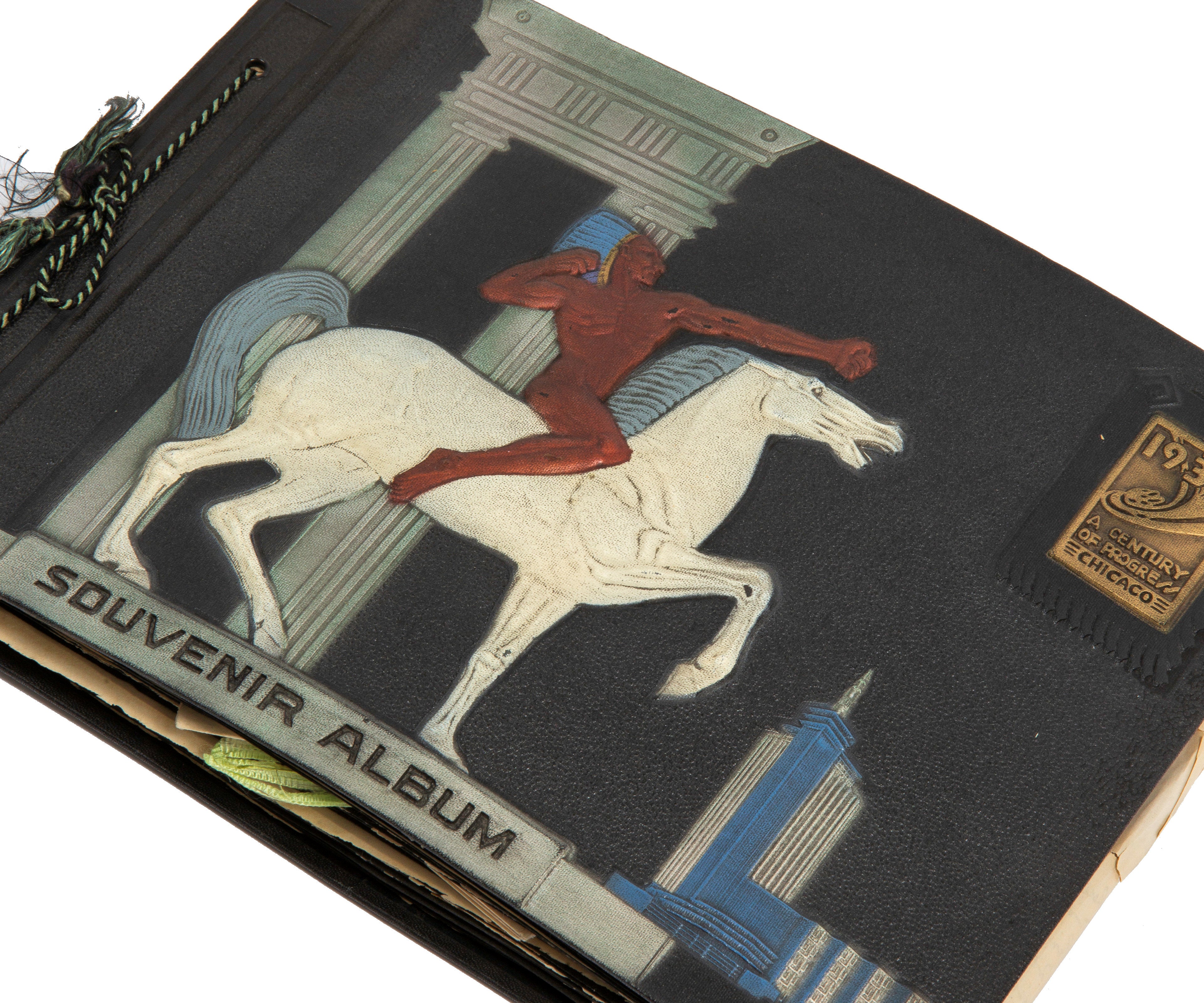 historically important 1933-34 century of progress or chicago world's fair souvenir scrapbook by anna jrak krause