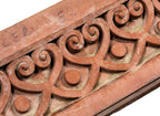 rare 1887-88 original john wellborn root-designed terra cotta window header salvaged from chicago's rookery building