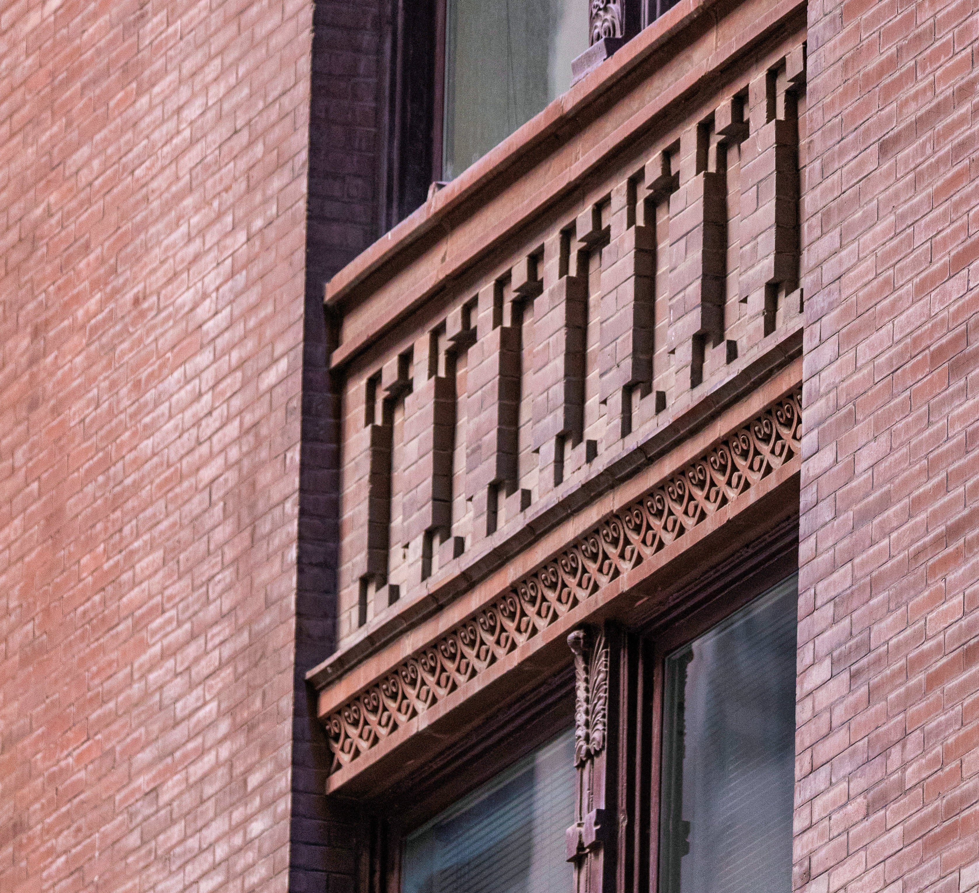 rare 1887-88 original john wellborn root-designed terra cotta window header salvaged from chicago's rookery building