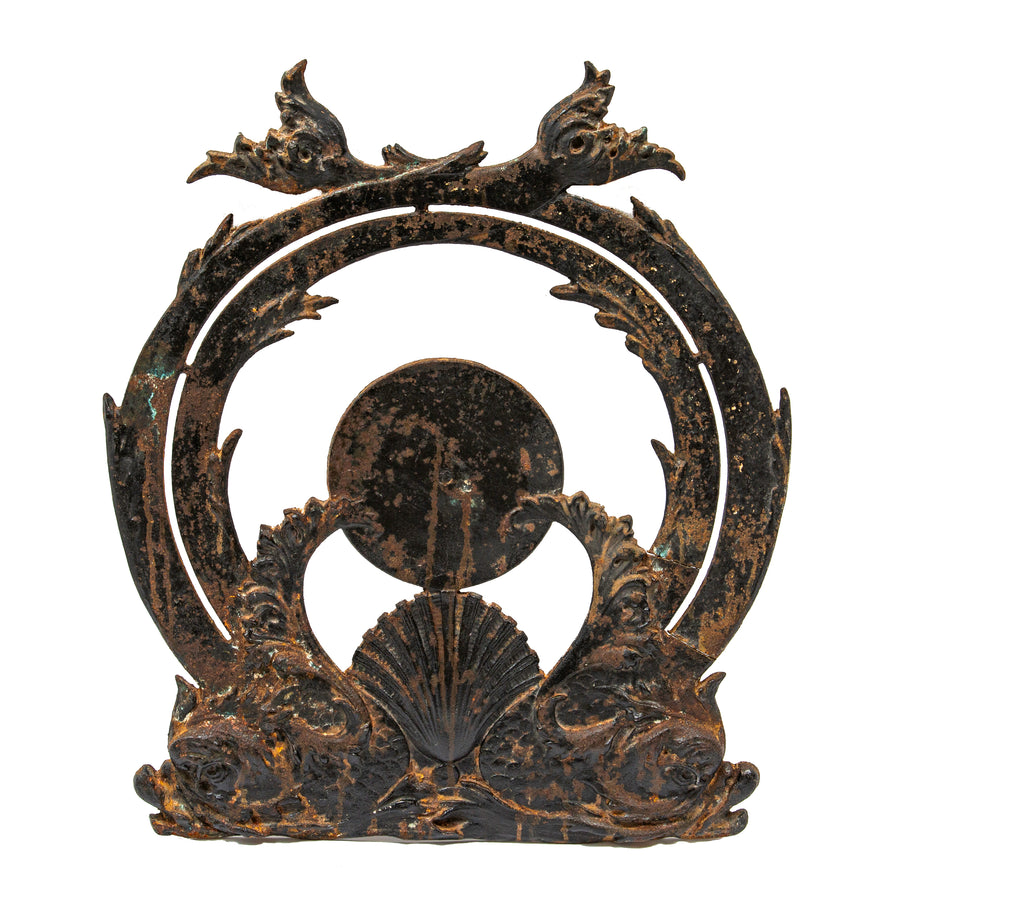 charles b. atwood-designed winslow brothers cast iron d.h. burnham and company chicago fisher building figural elevator floor indicator panel