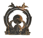 charles b. atwood-designed winslow brothers cast iron d.h. burnham and company chicago fisher building figural elevator floor indicator panel