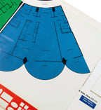 original and largely intact 1962 marina city (bertrand goldberg, 1964-68) prospectus showcasing the building’s distinctive architectural elements with floor plans, site layouts, models, and photographs.