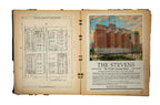 two original "book of valuations of the central business districts of chicago" for the years 1927-1930 and 1939-1942.