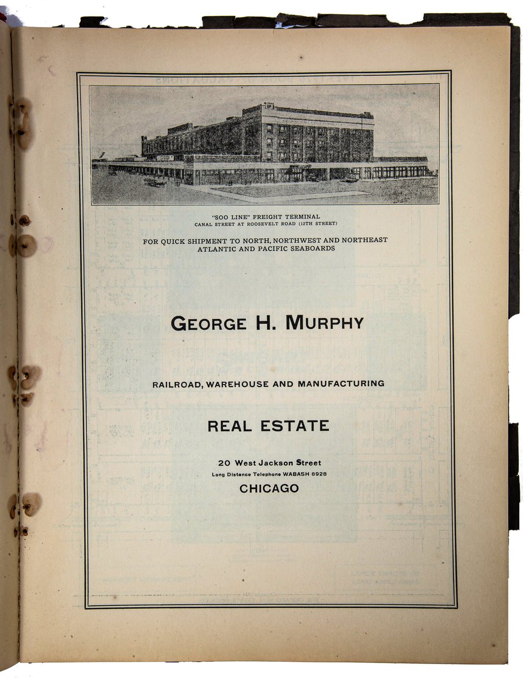 two original "book of valuations of the central business districts of chicago" for the years 1927-1930 and 1939-1942.