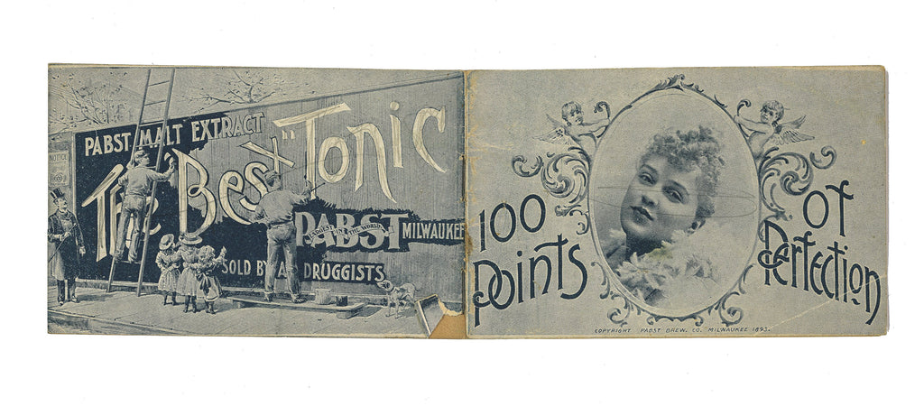 rare 1893 pabst brewing company columbian exposition pavillion "100 points of perfection" illustrated booklet