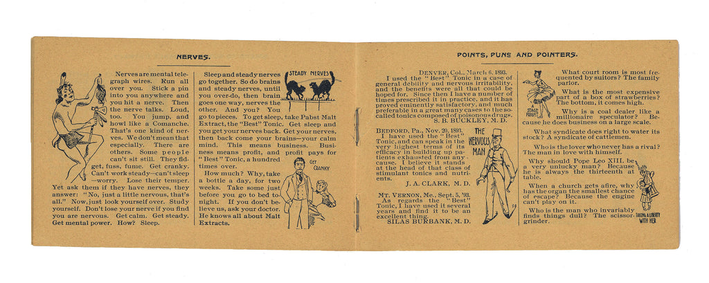 rare 1893 pabst brewing company columbian exposition pavillion "100 points of perfection" illustrated booklet